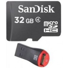 CARTÃO DE MEMÓRIA MICRO SD HC 32GB SANDISKI GRATIS LEITOR DE MICROSD